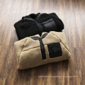 Wholesale Fashion Mens Sherpa Pullover Jacket Custom